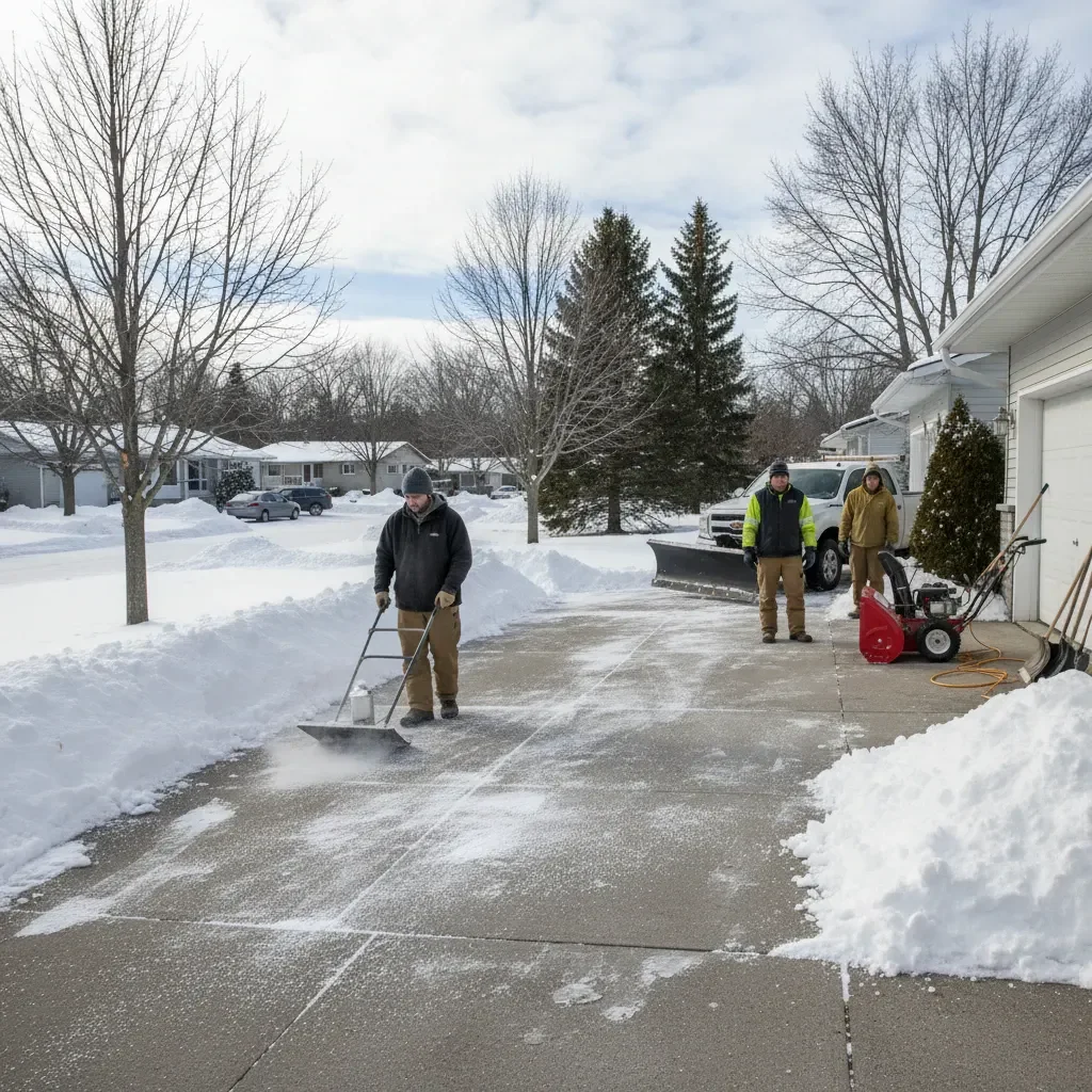 Professional Snow removal service by Elite Landscaping Fredericton in Fredericton